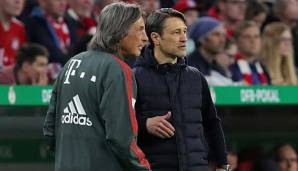 Gerieten während des Pokalspiels der Bayern bei Werder Bremen kurz aneinander: Trainer Niko Kovac und Mannschaftsarzt Hans-Wilhelm Müller-Wohlfahrt.