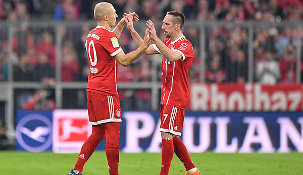Arjen Robben und Franck Ribery werden am Samstag ihr letztes Spiel für den FC Bayern bestreiten.