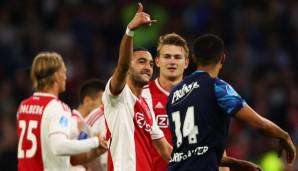 Hakim Ziyech wartete vergeblich auf einen Anruf des FC Bayern und verlängerte bei Ajax Amsterdam.