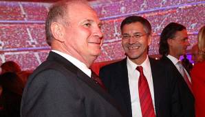 Uli Hoeneß und Herbert Hainer kennen sich seit Vertragsverhandlungen des FC Bayern mit dem Sportartikelhersteller adidas.