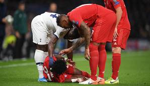 David Alaba droht nach dem 7:2-Sieg des FC Bayern München in der Champions League bei Tottenham Hotspur offenbar eine neuerliche Verletzungspause.