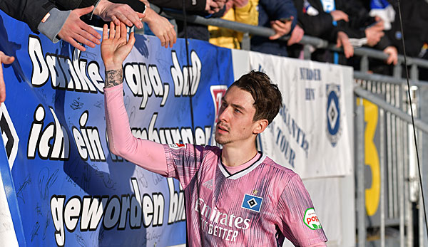 Adrian Fein spielt seit vergangenen Sommer leihweise beim Hamburger SV.