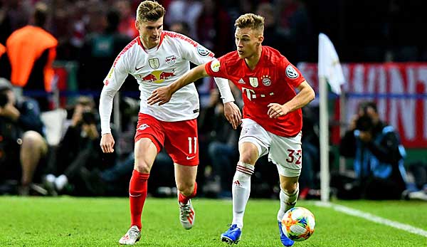 Stehen sich am kommenden Sonntag mit RB Leipzzig und dem FC Bayern München gegenüber: Timo Werner und Joshua Kimmich.