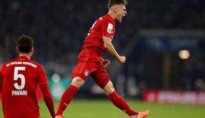 Schoss gegen den FC Schalke 04 im DFB-Pokalviertelfinale das entscheidende 1:0: Joshua Kimmich vom FC Bayern München.
