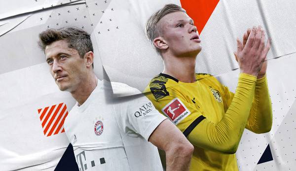 Robert Lewandowski rät Erling Haaland, in der Bundesliga zu bleiben.