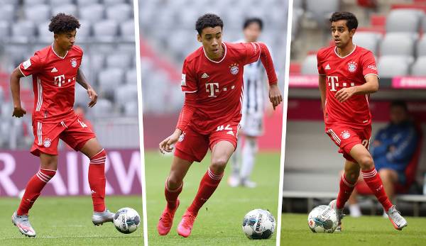 Chris Richards, Jamal Musiala und Sarpreet Singh (v.l.n.r.) kamen am Samstag gegen den SC Freiburg zum Einsatz.