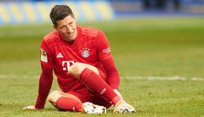 Probleme am linken Fuß: Robert Lewandowski verpasste am Montag das Mannschaftstraining des FC Bayern München.