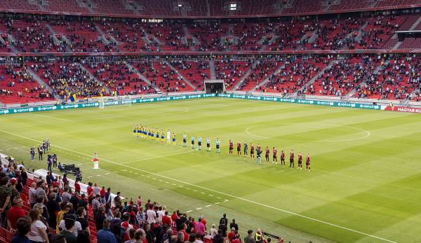 In der Puskas-Arena von Budapest sollen eigentlich Zuschauer beim UEFA Super Cup anwesen sein.