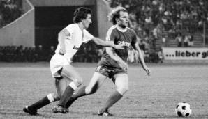 Platz 8: ULI HOENESS (beim FC Bayern von 1970 bis 1978) - 44 Tore