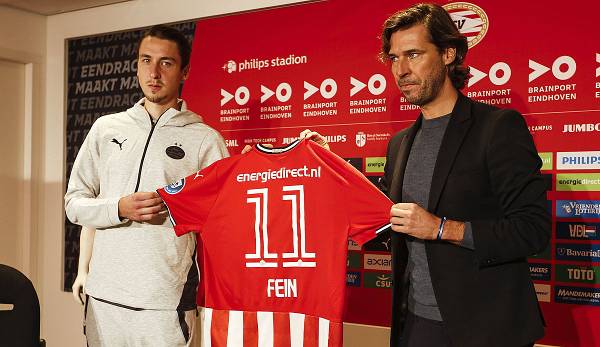 Adrian Fein wurde vom FC Bayern an PSV Eindhoven verliehen.