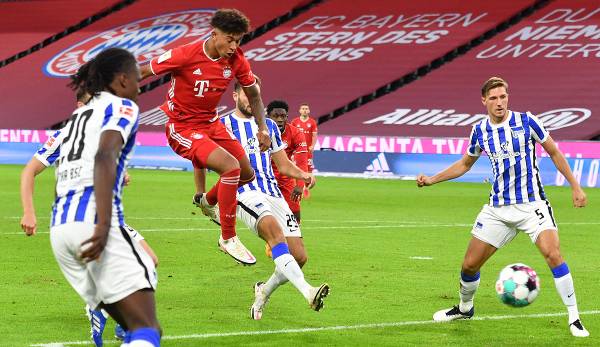 Chris Richards feierte beim 4:3-Sieg gegen Hertha BSC sein Startelf-Debüt für den FC Bayern.