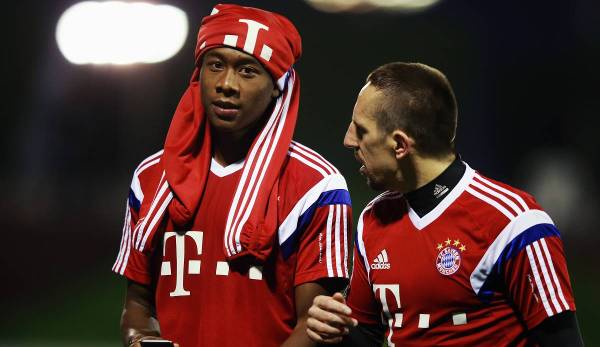 Franck Ribery hofft, dass sich der FC Bayern mit David Alaba einigen kann.