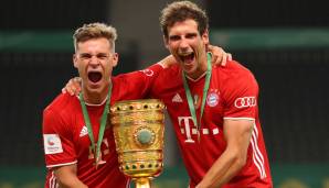 Der FC Bayern München würde gerne möglichst bald mit Joshua Kimmich (l.) und Leon Goretzka verlängern.