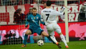Cristiano Ronaldo gegen Manuel Neuer im Champions-League-Halbfinale 2012.