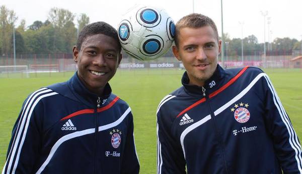 Daniel Sikorski und David Alaba standen von 2008 bis 2010 gemeinsam beim FC Bayern München unter Vertrag.