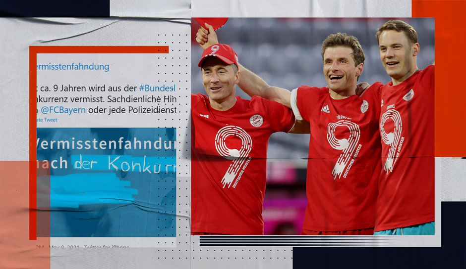 Der FC Bayern ist zum neunten Mal in Serie Deutscher Meister geworden und das Netz reagiert mit Sarkasmus, witzigen Vergleichen und einer polizeilichen Fahndung. SPOX zeigt die besten Tweets zur Meisterschaft.