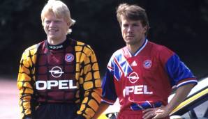 Ab 1994 spielte er dann für den FC Bayern, wo er zur Legende wurde. Zum Start gab's direkt ein Fotoshooting mit Ikone Lothar Matthäus, bei dem die Frisur meistens saß.