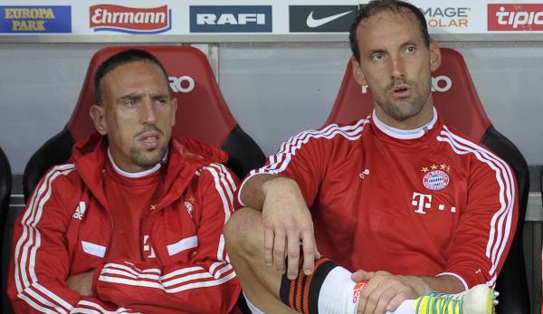 Tom Starke (r.) spielte beim FC Bayern mehrere Jahre mit Franck Ribery zusammen.