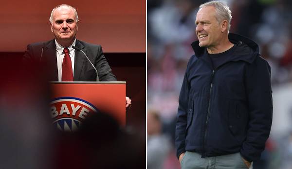 Uli Hoeneß hat bestätigt, mit dem Gedanken gespielt zu haben, Freiburg-Trainer Christian Streich zum FC Bayern München zu holen.