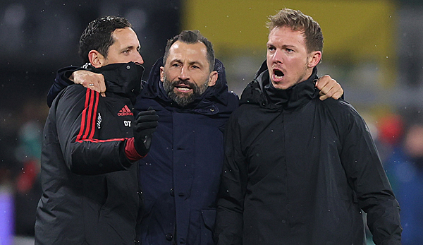 Agree on a quiet winter transfer window: Hasan Salihamidzic and Julian Nagelsmann.