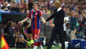 Bastian Schweinsteiger spielte zwischen 2013 und 2015 unter Pep Guardiola bei den Bayern.