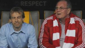 El Clasico: Uli Hoeneß gegen Jürgen Klinsmann. Schon als Klinsi noch Spieler war, krachte es immer mal wieder. Das Engagement als Trainer endete dann in einem mittleren Fiasko.