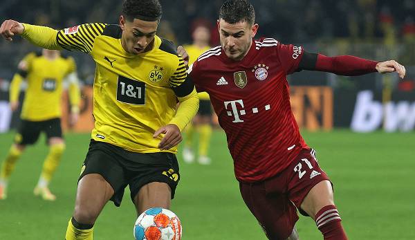 Rekordspieler Lucas Hernandez (r. mit Dortmunds Jude Bellingham) hat das Gehaltsgefüge bei den Bayern nachhaltig verändert.