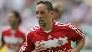 18. August 2007: Das erste Ausrufezeichen. Bayern gewinnt 4:0 in Bremen. Ribery (in gelben Schuhen) begeistert die Liga.