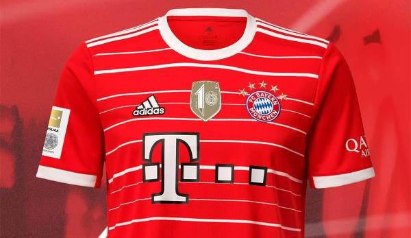 So sieht das Trikot des FC Bayern München für die Saison 2022/23 aus.