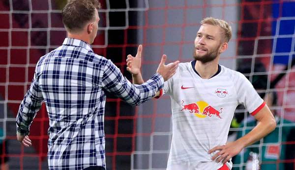 Konrad Laimer and Julian Nagelsmann worked together at RB Leipzig from 2019 to 2021.