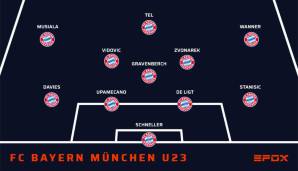 TOP-ELF: So könnte die U23-Aufstellung des FC Bayern aussehen – mit einigen Optionen auf der Bank. Hat diese Mannschaft das Zeug zum Titelkampf in der Bundesliga?