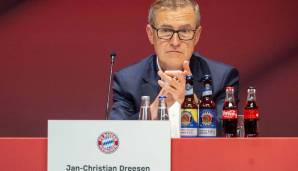 Der scheidende Finanzvorstand Jan-Christian Dreesen bei der Jahreshauptversammlung des FC Bayern am Samstag in München.