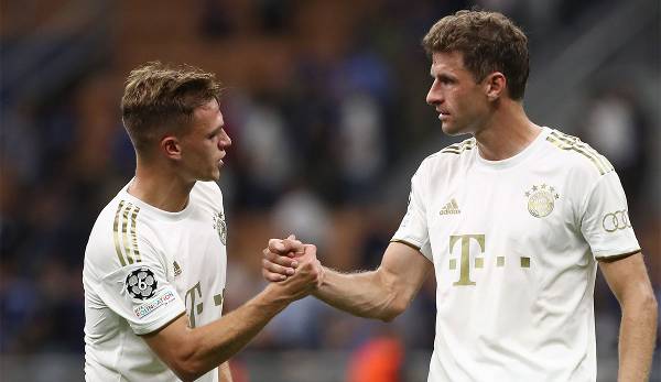 Joshua Kimmich and Thomas Müller are left out for the time being.
