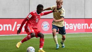 Noel Aseko: Der 16-jährige defensive Mittelfeldspieler wechselte im vergangenen Sommer für eine Million Euro von Hertha BSC zum FC Bayern. Zunächst bremste ihn eine Sprunggelenksverletzung aus, zuletzt sammelte er aber erste Einsätze für die U19.