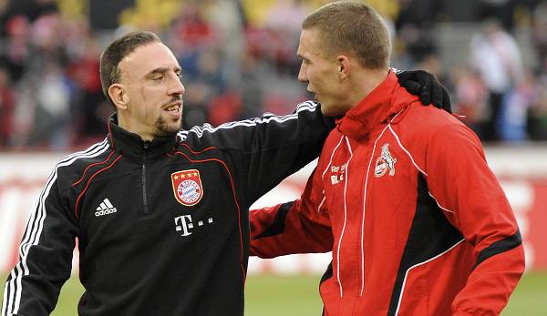 Lukas Podolski has revealed a cabin prank with Franck Ribéry.