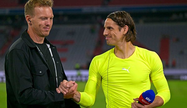 Working together in the future: Yann Sommer and Bayern coach Julian Nagelsmann.