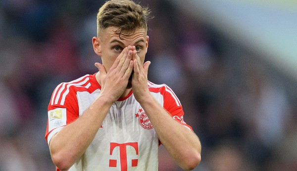 Joshua Kimmich went down with FC Bayern against Leipzig.