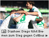 Fußball, Bundesliga, Werder Bremen, Energie Cottbus