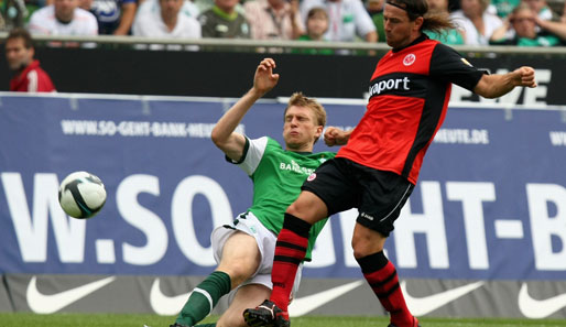 Ioannis Amanatidis erzielte gegen Bremen zwei Treffer für die Eintracht