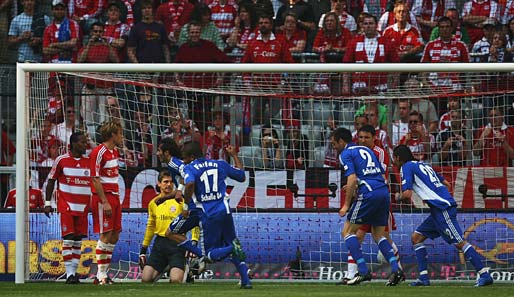 Das letzte Spiel in München gewann Schalke 1:0. Jürgen Klinsmann wurde daraufhin entlassen