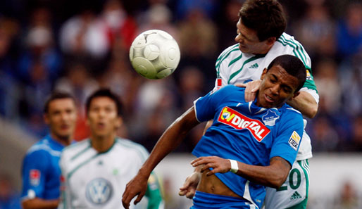 Hoffenheim (v. Luiz Gustavo) verlor trotz Überlegenheit in der ersten Hälfte gegen Wolfsburg