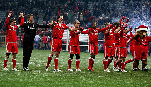 Der FC Bayern beendet die Hinrunde als Dritter, befindet sich aber auf dem aufsteigenden Ast