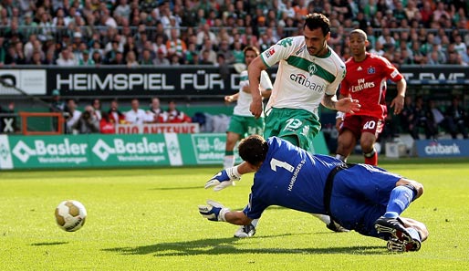Werder vermasselte dem HSV in der letzten Saison den DFB-Pokal- und UEFA-Cup-Finaleinzug