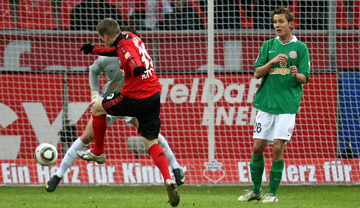 Leverkusens Toni Kroos erzielte gegen Mainz sein siebtes Saisontor