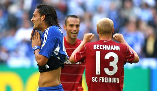 Dem SC Freiburg gelang in der Hinrunde auf Schalke ein 1:0-Sieg