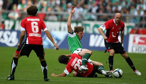 In der Vorrunde trennten sich Hannover und Bremen 0:0