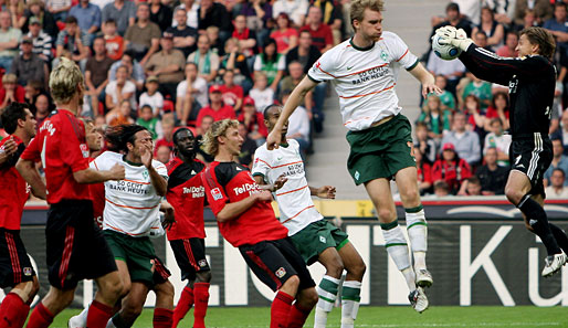 In der Hinrunde trennten sich Bremen und Leverkusen torlos mit 0:0