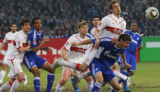 Schalke und Stuttgart lieferten sich eine umkämpfte Partie