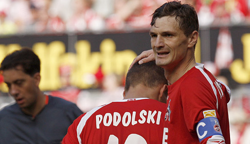 Milivoje Novakovic stand gegen Eintracht Frankfurt erstmals in dieser Saison in der Köln-Startelf