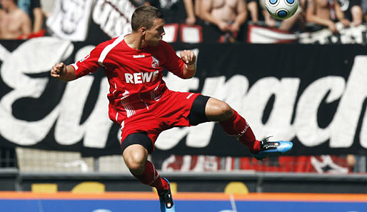 Kölns Lukas Podolski zeigte viel Einsatz - am Ende aber stand eine eher enttäuschende Nullnummer